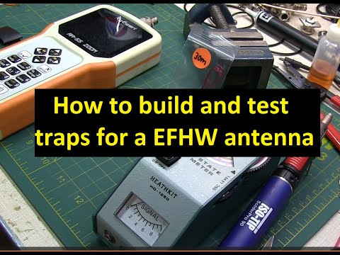 Видео: #387: Как построить и настроить ловушки для многодиапазонной полуволновой антенны с концевым пита...