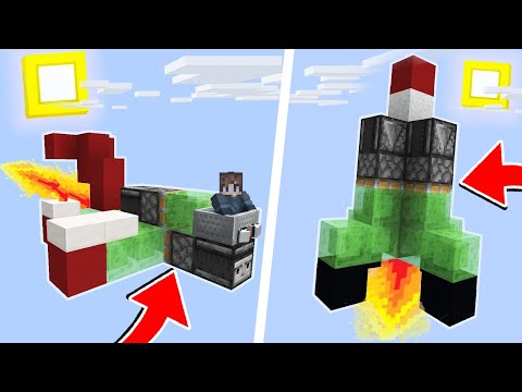 Видео: КАК СДЕЛАТЬ РАБОЧУЮ РАКЕТУ В МАЙНКРАФТ БЕЗ МОДОВ! САМОЛЁТ В MINECRAFT МАШИНА ТРОЛЛИНГ МЕХАНИЗМЫ