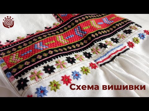 Видео: Жіноча сорочка зі Львівщини | Схема вишивки I Prekrasa Studio