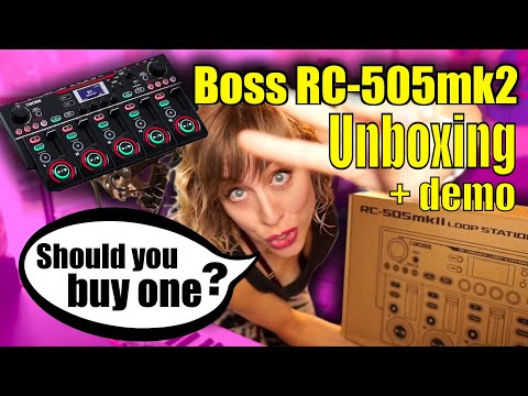 Видео: Распаковка и демонстрация нового Boss RC-505mk2