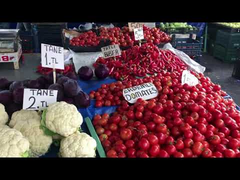 Видео: Цены на рынке / Наша жизнь в Мерсине