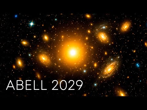 Видео: Abell 2029: Галактический кластер, который доминирует в космосе