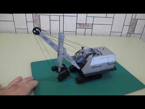 Видео: Сборная модель AVD models экскаватор Э-754