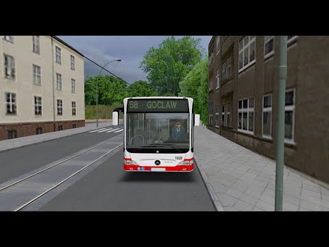 Видео: OMSI 2: Project Szczecin 4.0.1, Маршрут №58, Обратный рейс