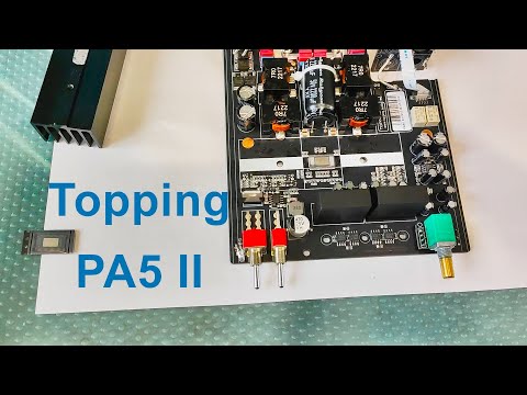 Видео: Секрет Topping PA5 II какой чип внутри? (замена передней панели)