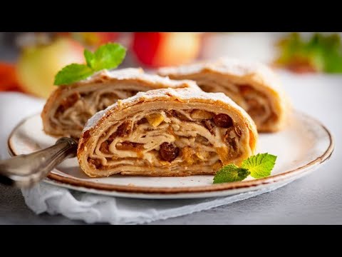 Видео: НЕЙМОВІРНИЙ ШТРУДЕЛЬ з яблуками! СПРАВЖНІЙ СМАК ОСЕНІ! Рецепт Оксани Турбал