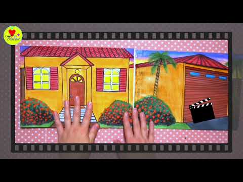 Видео: New paper doll💃and a new house in an album🏡/ Новая бумажная кукла и новый домик в альбоме🤗