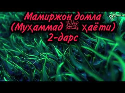 Видео: Мамиржон домла (Муҳаммад ﷺ ҳаёти) 2-дарс