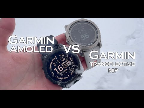 Видео: С каким экраном выбрать Garmin в 2024, EPIX AMOLED VS FENIX TRANSFLECTIVE MIP.