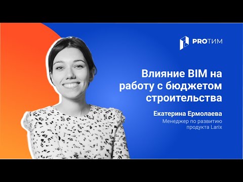 Видео: Влияние BIM на работу с бюджетом строительства. Екатерина Ермолаева