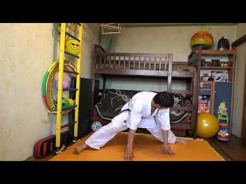 Видео: тренировка дома, боевые связки, ч  3