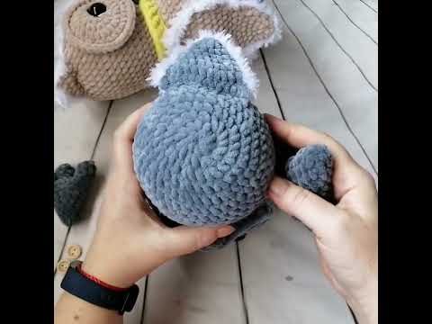 Видео: Амигуруми. Мк совушка крючком. Часть 3.