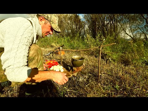 Видео: День на Охоте!Готовлю добытую Дичь на Костре!