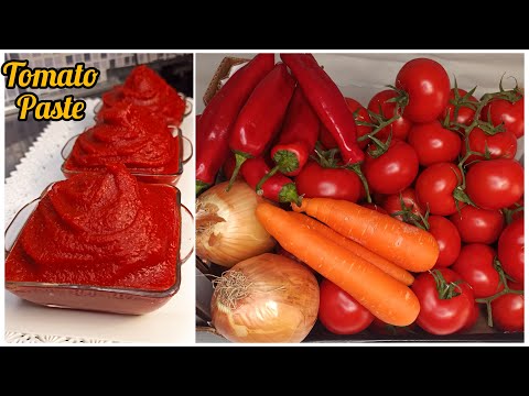 Видео: КАК Я ГОТОВЛЮ ТОМАТНУЮ ПАСТУ ДОМА \ РЕЦЕПТ ТОМАТНОЙ ПАСТЫ