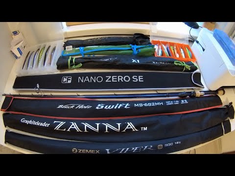 Видео: Мои спиннинги: Graphiteleader, St.Croix, Black Hole SWIFT, CF Nano Zero, Zemex, Favorite и другие!