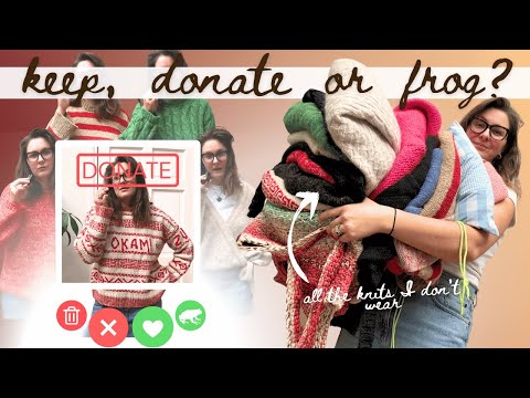 Видео: почему я не ношу вязаные вручную вещи? | принимаю сложные решения относительно моих заброшенных д...