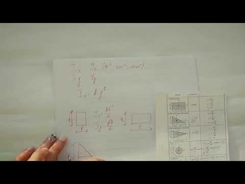 Видео: Теория (часть 1) осевые моменты инерции