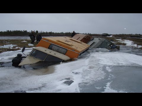 Видео: Зимники севера. Суровые дальнобойщики на зимниках.