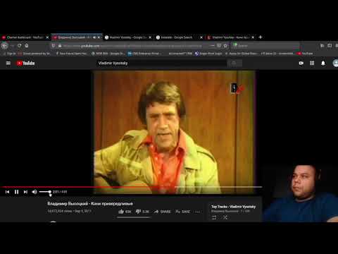Видео: Владимир Высоцкий-Кони привередливые  реакция  (Vladimir Vysotsky-Finicky horses- reaction)