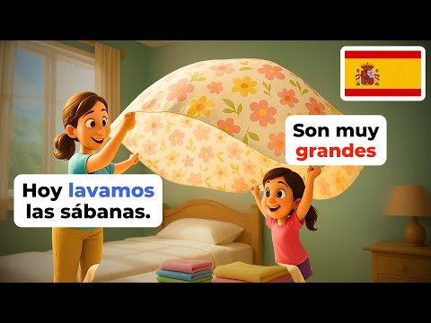 Видео: 🇪🇸 Разговоры на испанском для начинающих | Диалоги матери и дочери | Учите испанский A1-A2