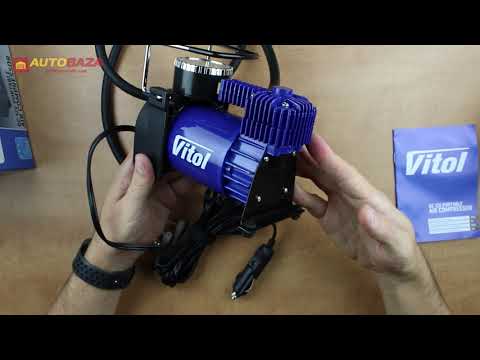 Видео: Автокомпрессор Vitol K-52