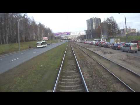 Видео: Трамвай Санкт-Петербурга 175: ЛВС-86К б.5097 по №55 (03.11.11)