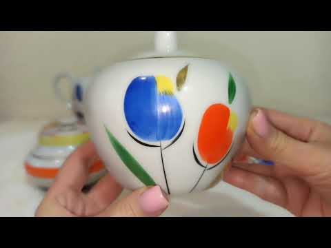 Видео: Такие разные сахарницы. Клейма завода Городница по годам.