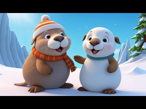 Видео: Уолли Морж лепит снеговиков ☃️🦭