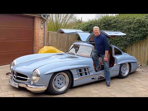 Видео: Мужчина Создает Кастомный MERCEDES GULLWING из Старых Автомобильных Деталей | От @andirt4
