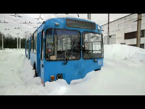 Видео: Ушедшие в историю (списанные) троллейбусы, город Кострома.