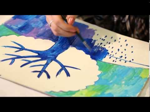 Видео: «Ручная работа». Пейзаж из пуговиц (12.03.2014)