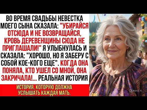 Видео: "Убирайся, Такие Как Ты Не Приглашены!" — Сказала Невестка На Свадьбе. Я Ушла, Но Не Одна …