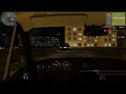 Видео: City Car Driving | профессионал | обычный - тяжелый день | Logitech G29