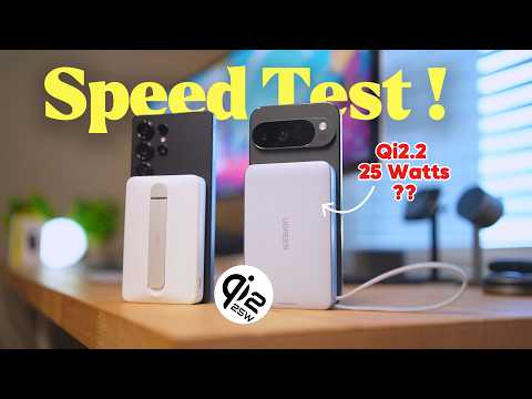 Видео: Qi2.2 25 Вт против Qi2 15 Вт | Аккумулятор Ugreen MagFlow 25 Вт Q2.2 MagSafe