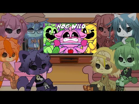 Видео: Улыбающиеся зверьки реагируют на Hog Wild |Gacha Club|