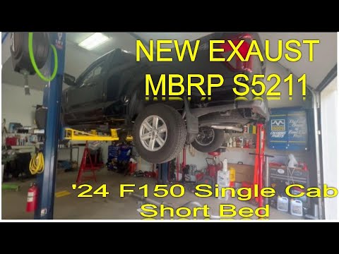 Видео: Модернизация выхлопной системы Cat Back для Ford F150 Single Cab Regular Bed 2024 года, MBRP S521...