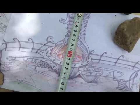 Видео: Как сделать  барбекю  без  кирпича..изготовление  каркаса  из  арматуры  и  сетка  для  арт  бетона.