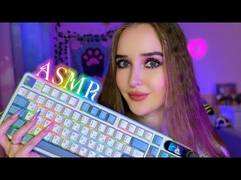 Видео: ASMR⌨️расслабляемся звуками клавиатуры RK Royal Kludge S98✨распаковка и тест 🌸