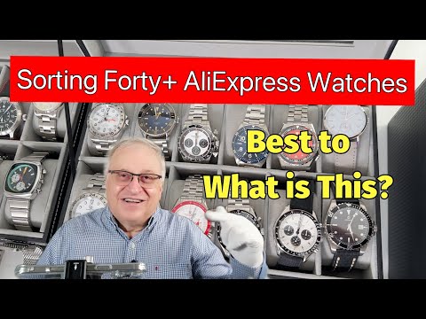 Видео: Сортировка моих часов Forty plus AliExpress