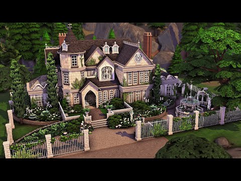 Видео: Особняк семьи Спеллкастеров | The Sims 4 Скоростная сборка
