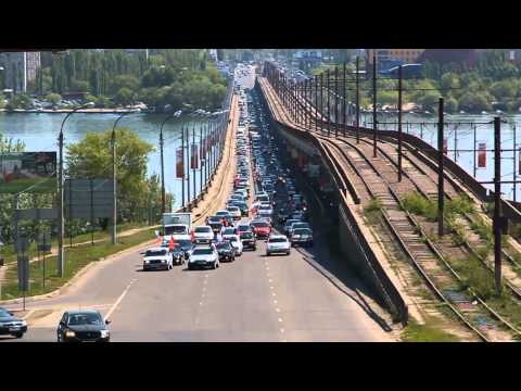 Видео: Воронеж, автопробег 9 мая 2013