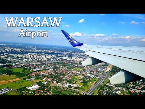 Видео: 🇵🇱 ВАРШАВСКИЙ Аэропорт - взлет и посадка самолета в 4К, Польша