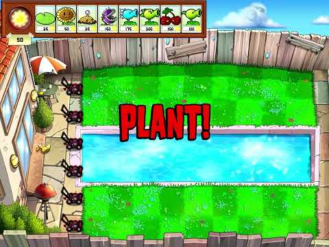 Видео: Первый Бассейн | Plants vs. Zombies HD