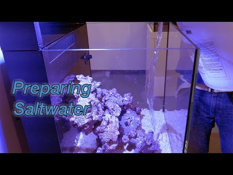 Видео: Как обустроить рифовый аквариум. Часть 3. Приготовление соленой воды и запуск аквариума!