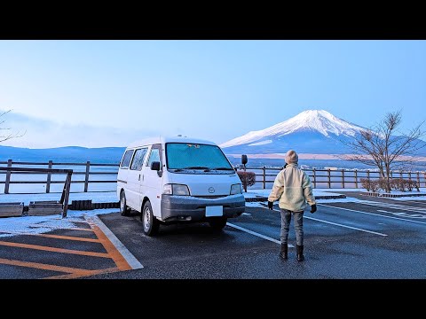 Видео: Индивидуальный женский автомобильный кемпинг у подножия горы Фудзи
