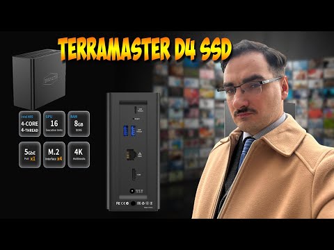Видео: Обзор TERRAMASTER F4 SSD четырехдисковый NAS NVMe SSD