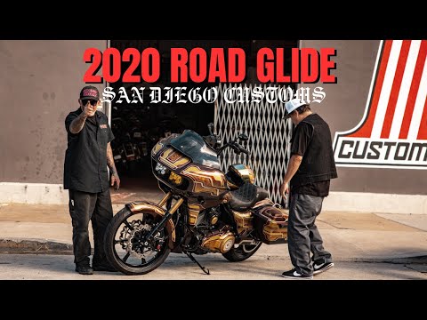 Видео: Road Glide 2020 от San Diego Customs