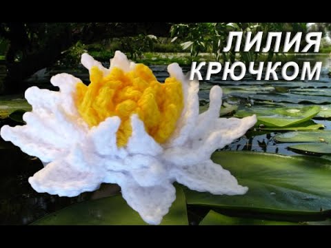 Видео: Как связать ЛИЛИЮ крючком | Самый простой способ