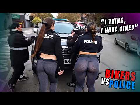 Видео: Самые БЕЗУМНЫЕ погони полиции на мотоциклах в 2025 году! | Мотоциклы против копов