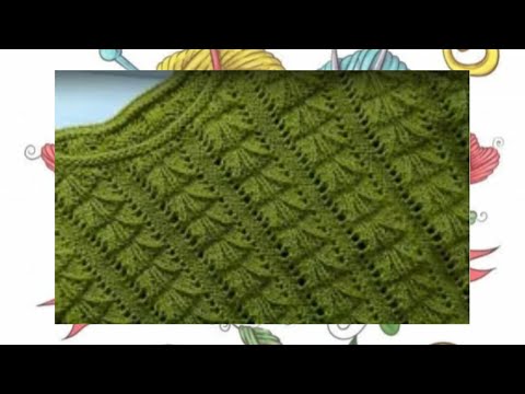 Видео: Узлр для кофточки спицами.
